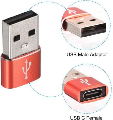 USB Male to Type C Female, USB to TYPE-C Charger Converter